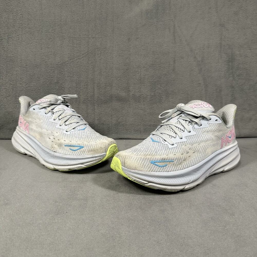 HOKA One One Running Shoes Women’s US 8 B Gray Lightweight Comfort Sneakers
